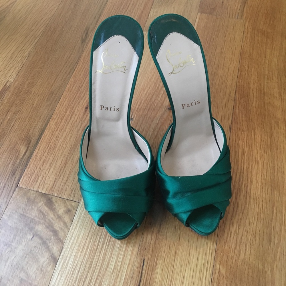 Christian Louboutin Mules. European 38.5(narrow)